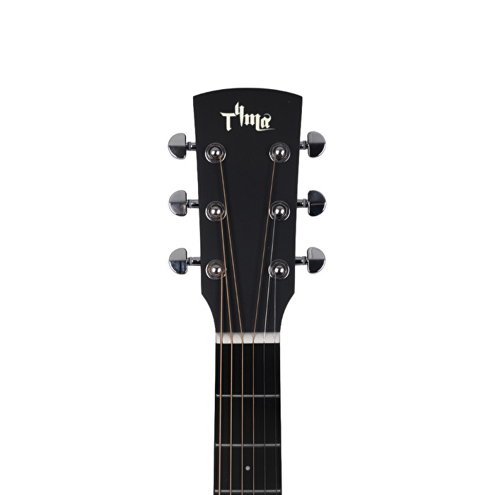TYMA TG-2 BKS CE Grand Auditorium Siyah Elektro Akustik Gitar